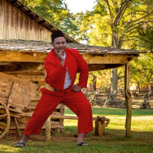 Stelan Setelan Baju Pangsi Betawi Dewasa XXL Jumbo Pakaian Adat Betawi