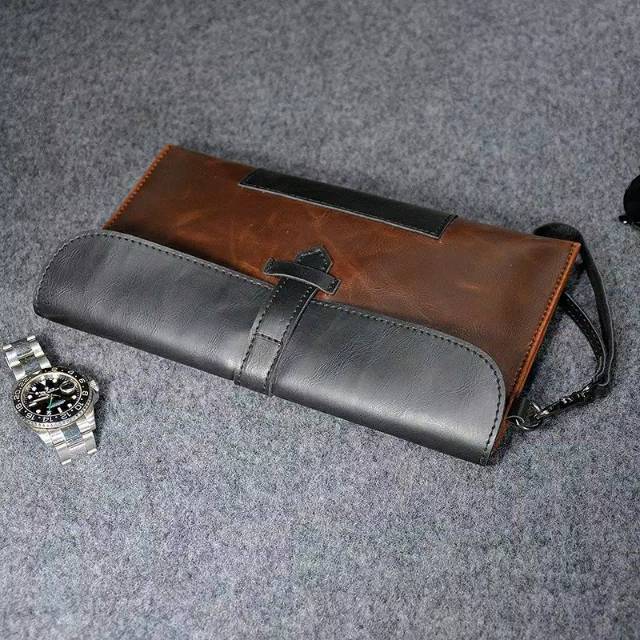 Tas Clutch Gaya Retro Tas Tangan Pria dan Wanita 26x16x1 cm