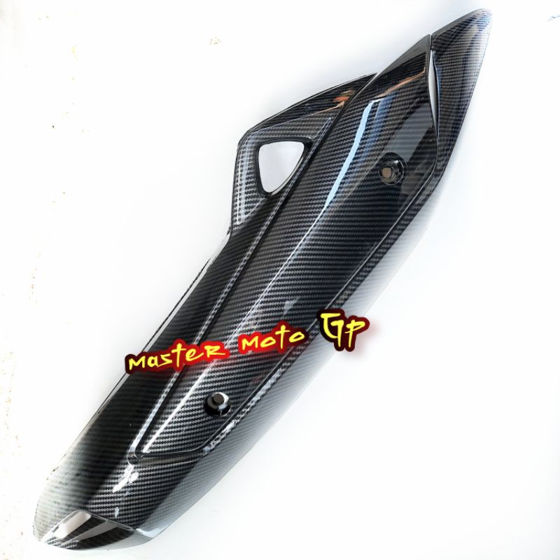 cover kenalpot nmax Old carbon black Tutup kenalpot nmax lama karbon hitam pelindung kenalpot Yamaha nmax 155 carbon Zoro Fine