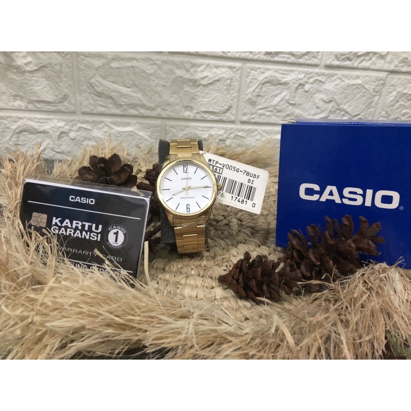 Jam tangan Pria Casio MTP V005G 7BUDF