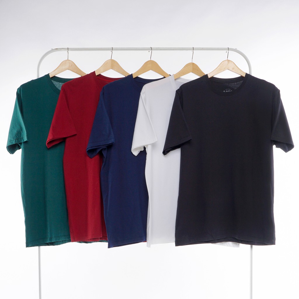 SANVANINA T-01 Basic Tee Shirt | Kaos Polos Cotton Combed Unisex