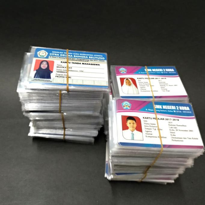 

Cetak Print ID Card PVC Kartu Member Card
