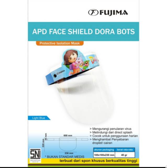 GROSIR MURAH cuman Rp6.000 |APD faceshiled kid | masker mika pelindung wajah / muka anak