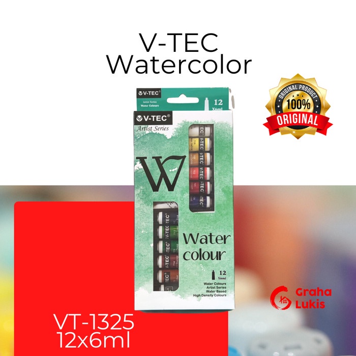 

air-cat- v-tec watercolour 12x6ml - cat air merk v-tec -cat-air.