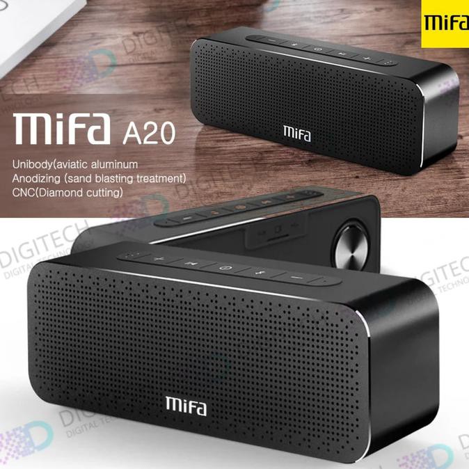 Mifa A20 Premium Portable Bluetooth Speaker Wireless 30W Hifi Hd - Hitam