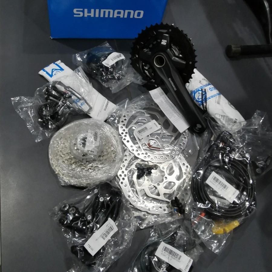 Groupset Shimano Alivio M3100 3x9speed 40/30/22x170 11-36 NOT DEORE SLX XT