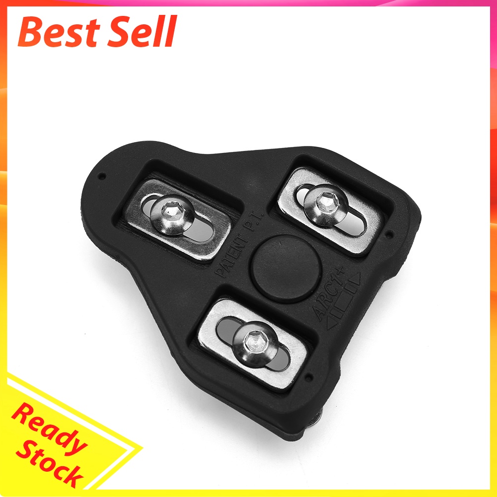 Road Bike Pedal Shoes Cleats Clip Set Bicycle Self-Locking Shoe Locks Black