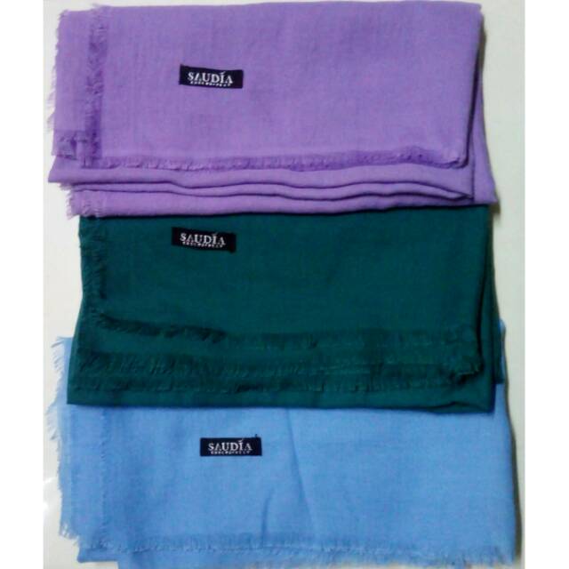 Jilbab Segiempat Rawis Saudia Exclusively  UNGU MUDA ,HIJAU TOSCA TUA, BIRU)