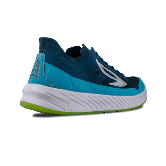 910 Nineten Geist Ekiden Elite Sepatu Running - Biru Hijau Neon-Putih Terlaris