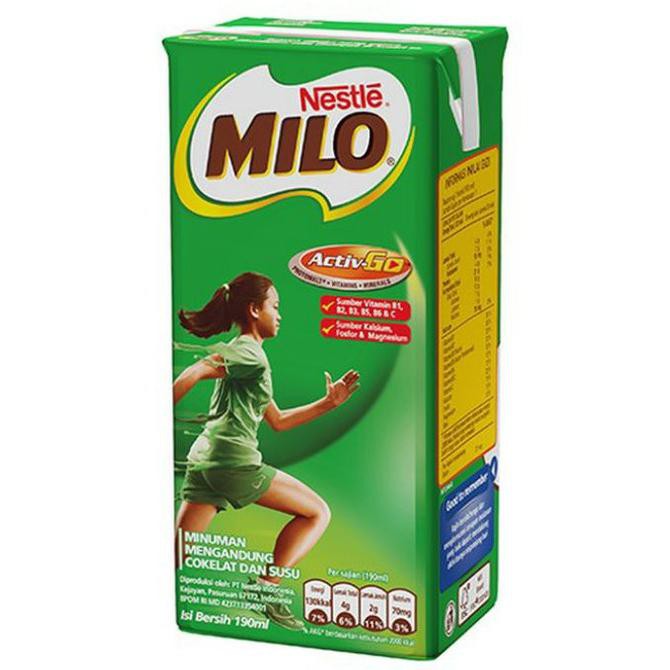 

[[BISA COD]] Susu Milo Active Go 190ml TERBAIK Kode 1167