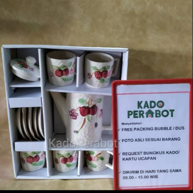Pitcher set NAKATO 12 pcs  coffee &amp; tea set