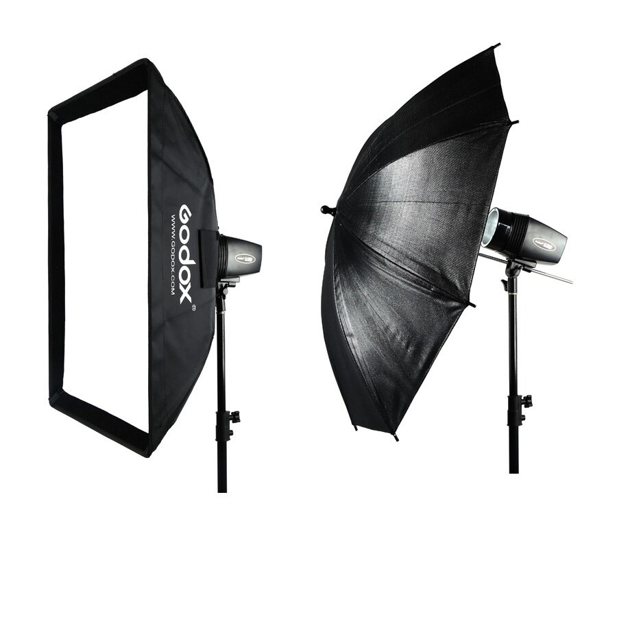 Godox Mini Master Lampu Flash Kamera Studio Strobe Light Lamp 180W - K-180A - Black