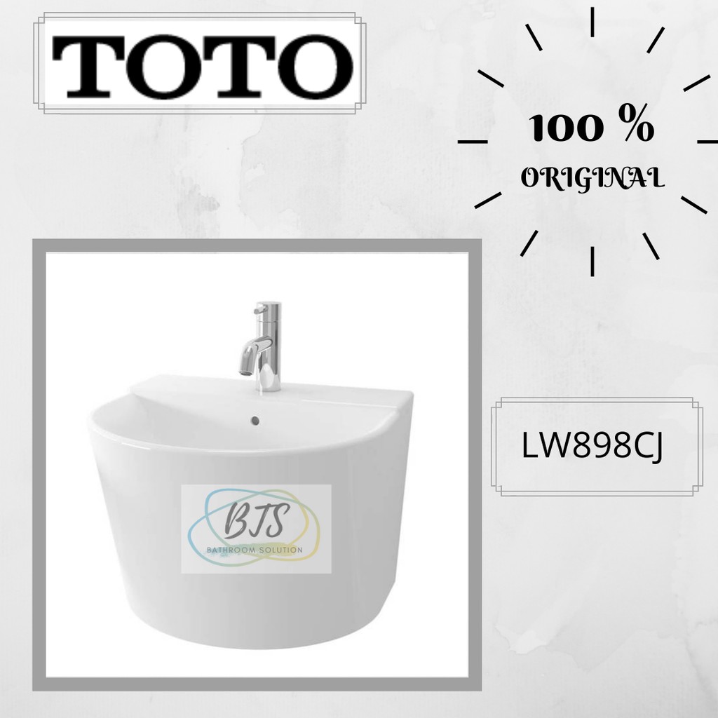 Wastafel TOTO LW898CJ / LW 898 CJ / LW898 CJ / LW 898CJ / LW898CJW BODY ONLY