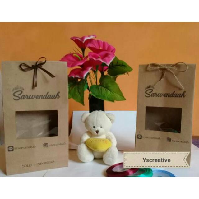 

Paper bag window custom desain