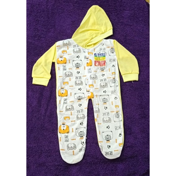 Jumper bayi Motif Bergambar isi 3 murah 0- 6 Bulan Newborn Jumpsuit bayi baru lahir Baju Tidur Bayi