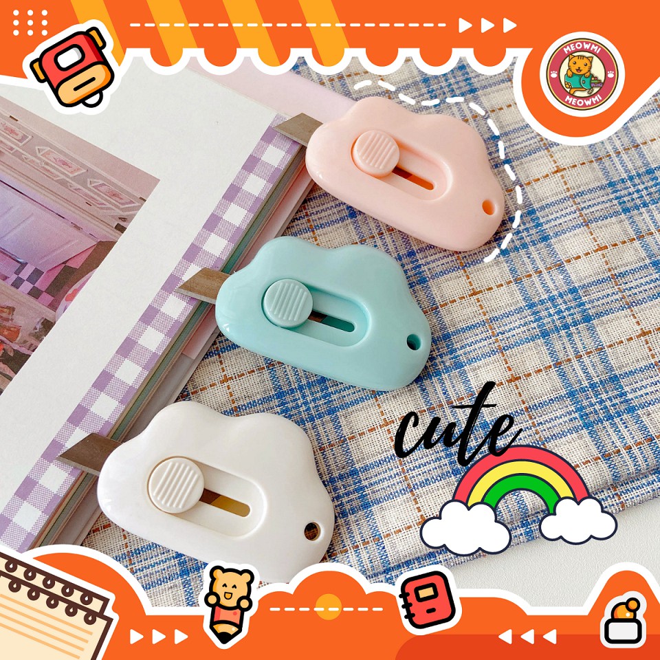 

Cutter Mini Awan Cloud Aesthetic Cutter Portable Pastel Colour CT0006