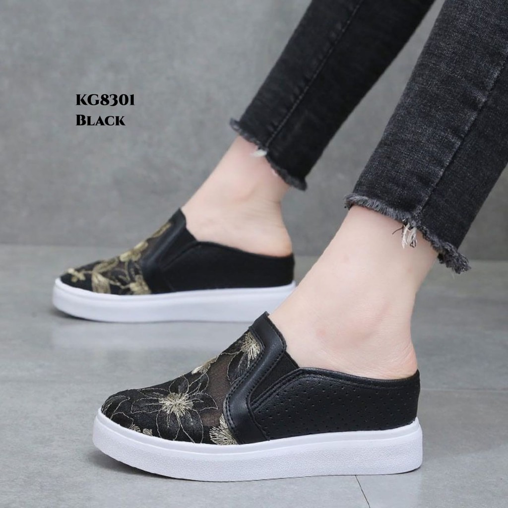 PRF Sneakers Highsole Slope Embroidery Flowery KG8301