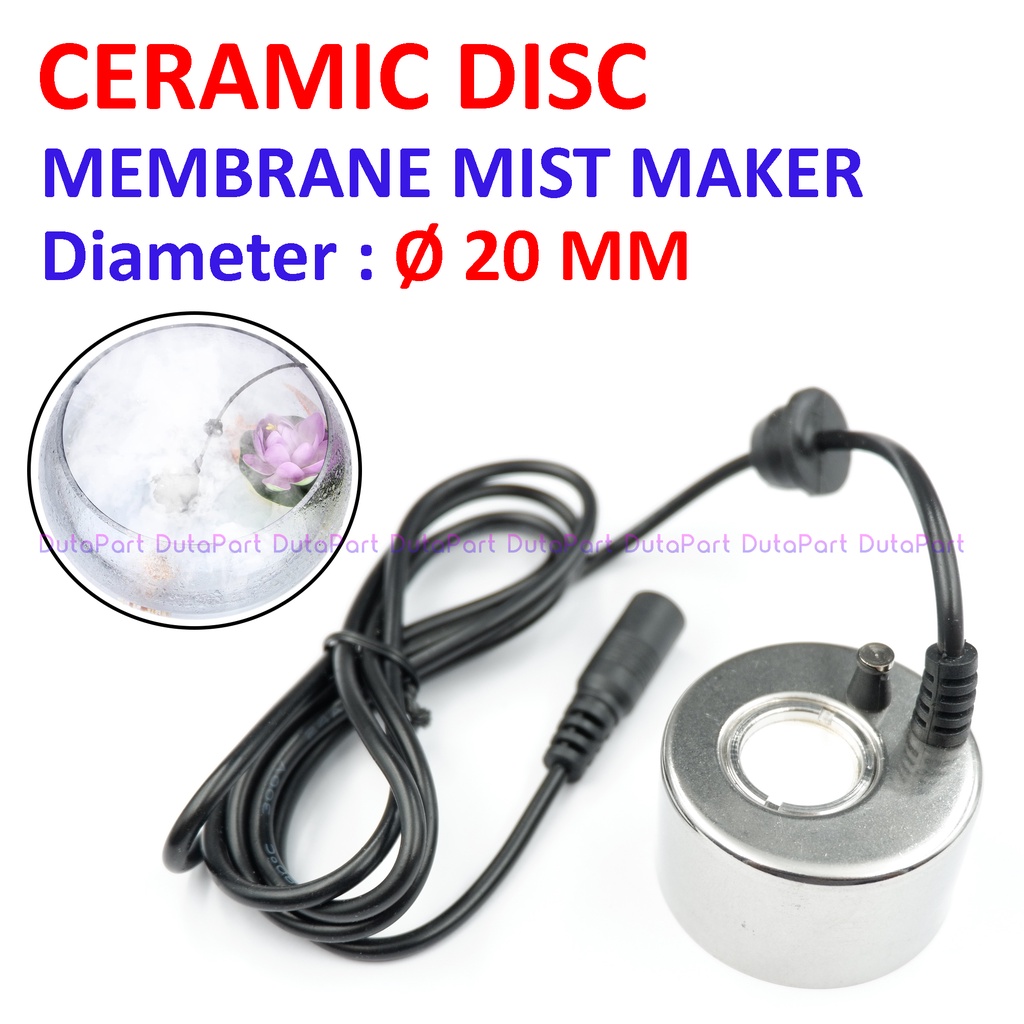 Membran Mist Maker 20mm Ceramic Disc Disk Mata Mesin Kabut Humidifier