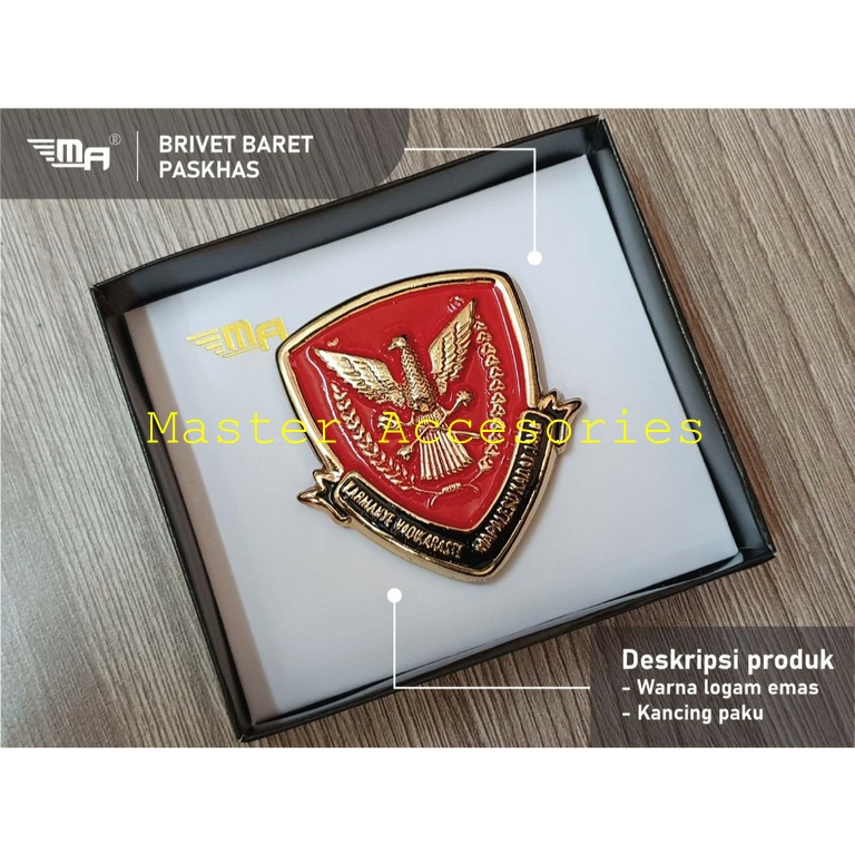 Brivet Emblem Paskhas TNI AU