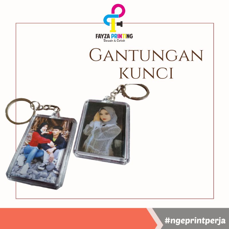 Gantungan Kunci 2 sisi / Pin Gantungan Kunci Custom