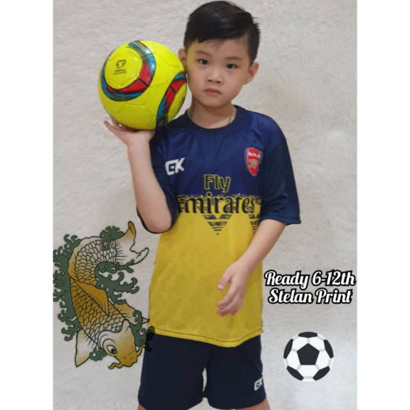 BAJU BOLA ANAK SETELAN BOLA ANAK/MURAH/ BAJU BOLA PRINTING ARSENAL