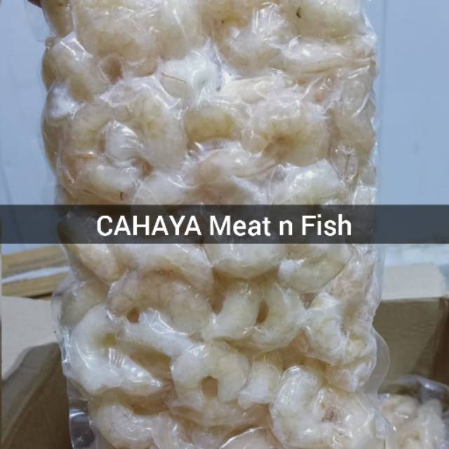

Udang kupas bersih Frozen EXPORT QUALITY - isi 80-100pcs - 1kg