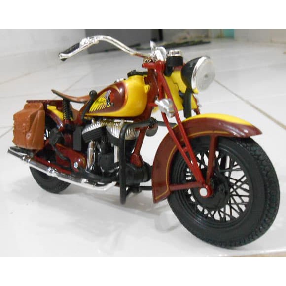 Diecast Motogp - Diecast Ducati - Diecast New Ray Vespa Newray 1:12 Indian Chief Produk Terbaik