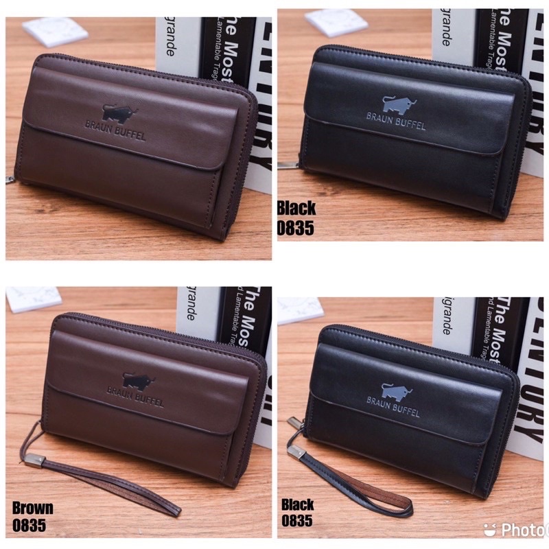 COD handbag 0835 free pena Dan botol minum clutch Pria Dan Wanita free tali jinjing batam import