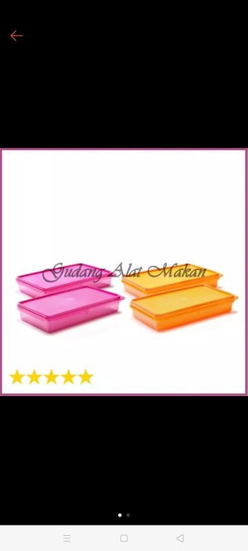 Termurah Slice N Stor 2pcs Pink Orange Promo Oktober