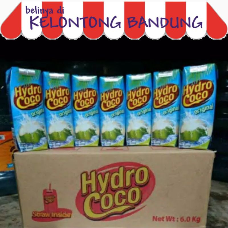 

Hydrococo Original Air Kelapa Asli dus box karton