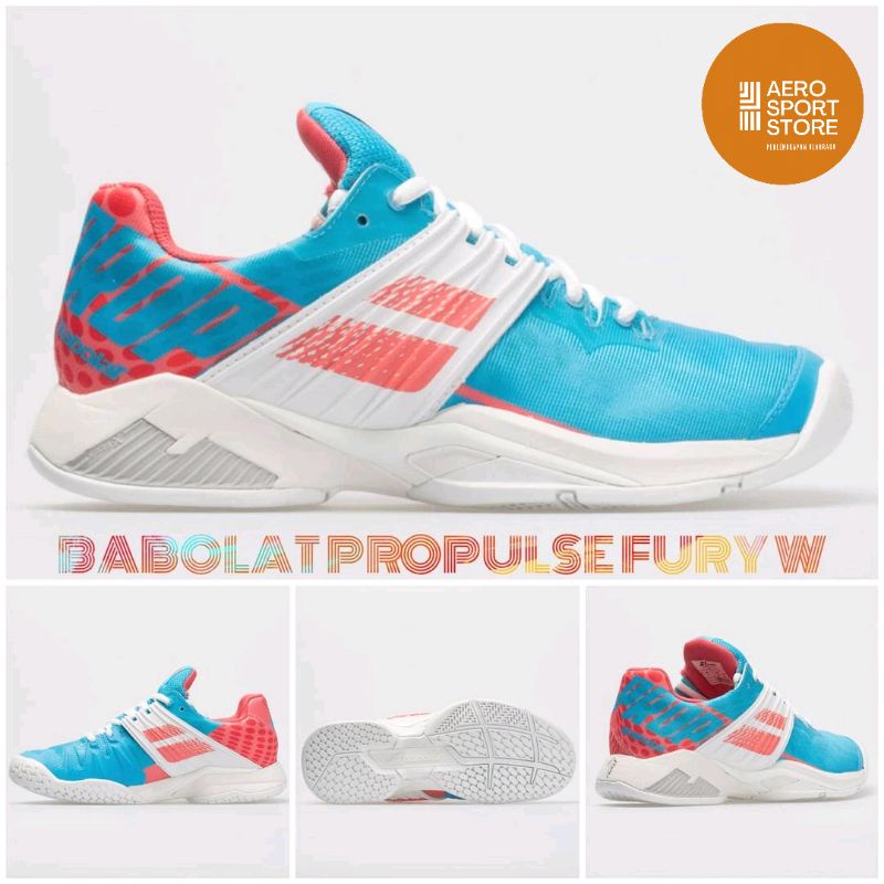 [ SEPATU TENIS LAPANGAN WANITA BABOLAT PROPULSE FURY ]