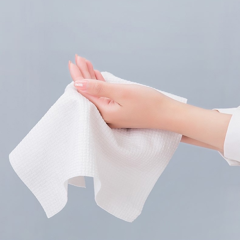 UNIGOOD - Handuk Wajah Compressed 100% Cotton Tissue Wajah Disposable Travel Make Up Remove