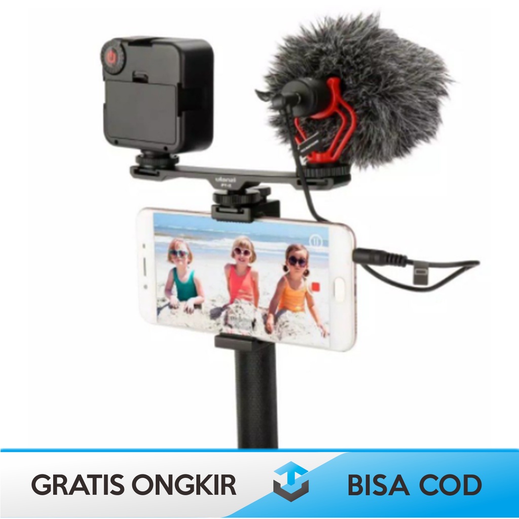 MICROPHONE VLOGGING BY BOYA SHOTGUN BY-MM1 MIC FOR DSLR SMARTPHONE ORI