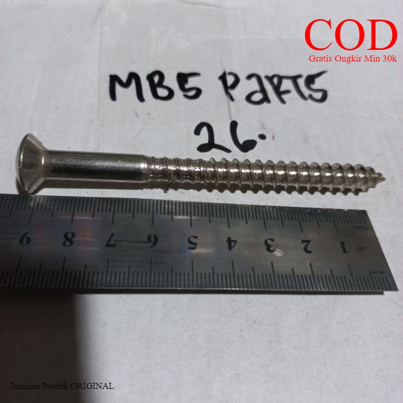 BAUT SKRUP M12X100 BAUT KASAR