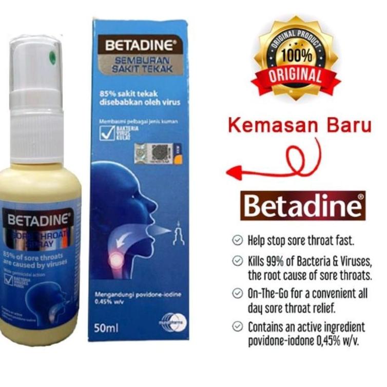 ORDER SAJA GAN BETADINE THROAT SPRAY 50ml / NASAL SPRAY