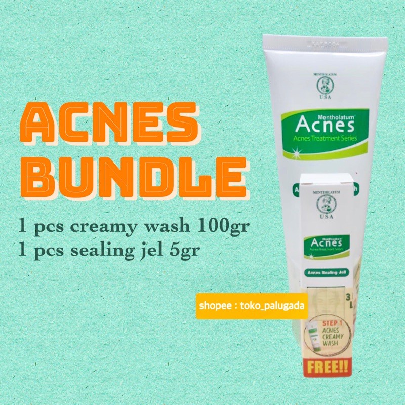 Acnes Creamy Wash - Acnes Bundle Creamy Wash Sealing Jel