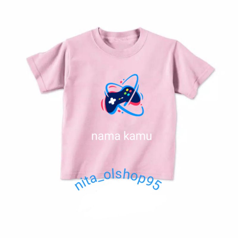 baju gaming pro player kaos anak gemer baju anak karakter