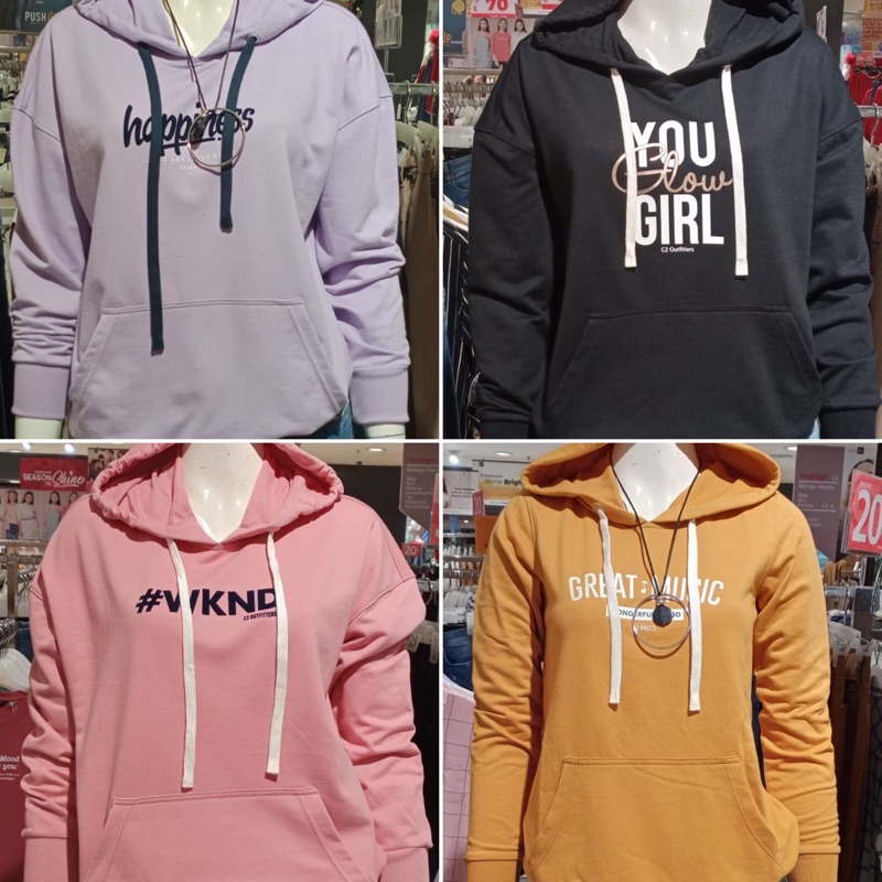 SWEATER Hoodie Wanita Brand C2 Original (S-XL)