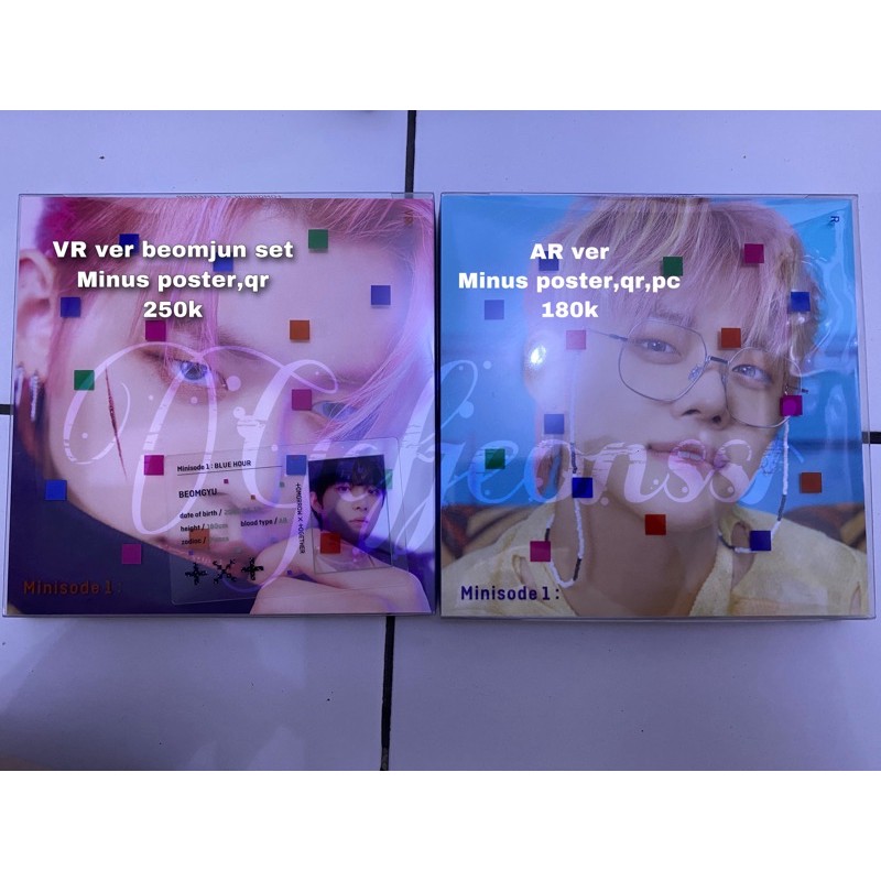 album minisode txt R ver soobin yeonjun beomgyu taehyun hueningkai