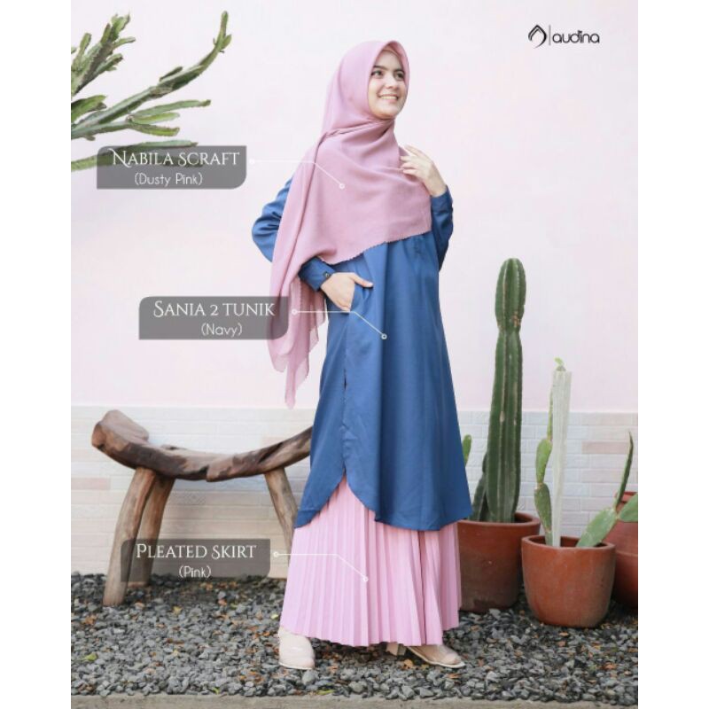Sania Tunik Audina/Tunik Polos Terbaru