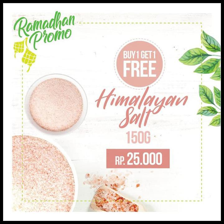 

BEST SELLER BUY 1 GET 1 FREE HIMALAYAN SALT 150GR !!!!!!