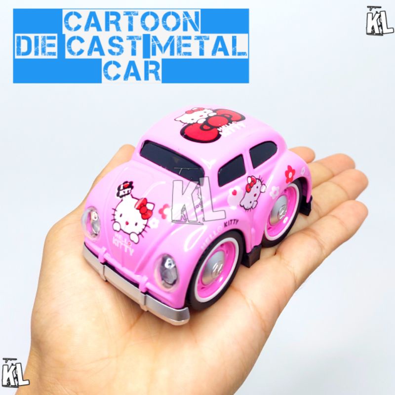 Mainan Mobil Die Cast Kartu Karakter Metal