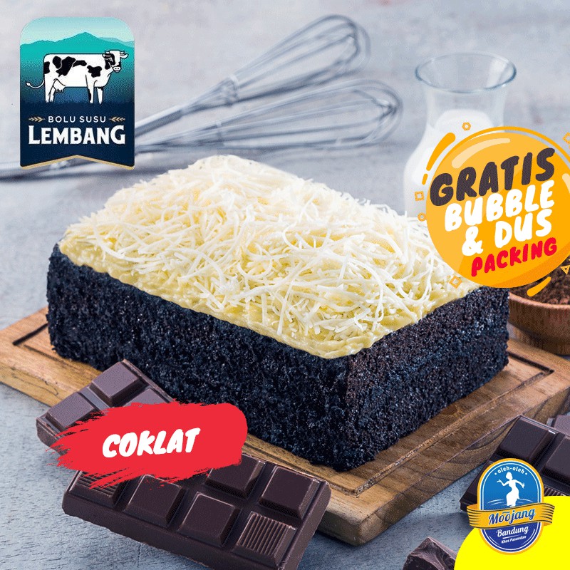 [KHUSUS P.JAWA] Bolu Susu Lembang Rasa Coklat BSL Topping Susu Keju Premium Asli Bandung best seller Bolu Lembang