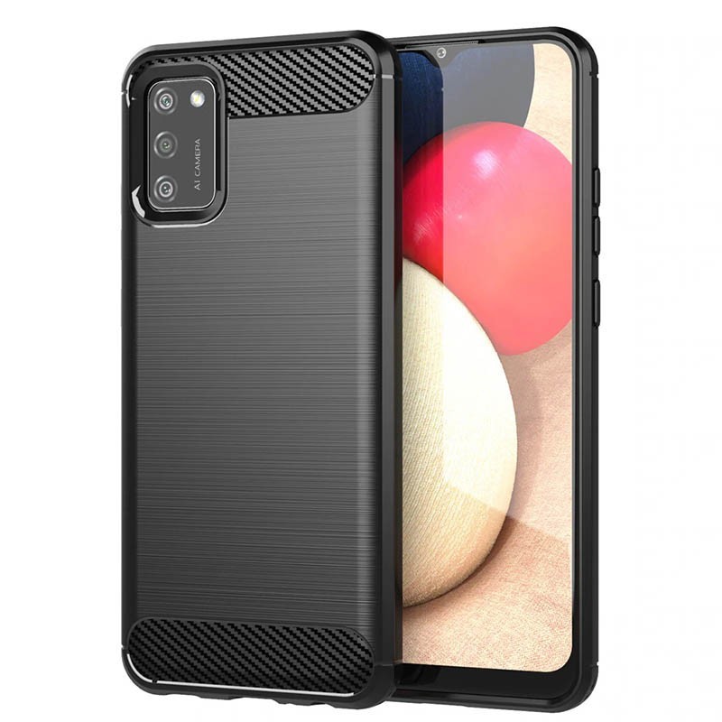 SAMSUNG A13 4G A33 5G A53 A73 A12 M22 M32 M12 A02 A03S A02S M02 CASE SOFTCASE IPAKY CARBON BLACK KARBON, SILIKON HITAM CARBON CASING COVER PELINDUNG BELAKANG SLIMFIT