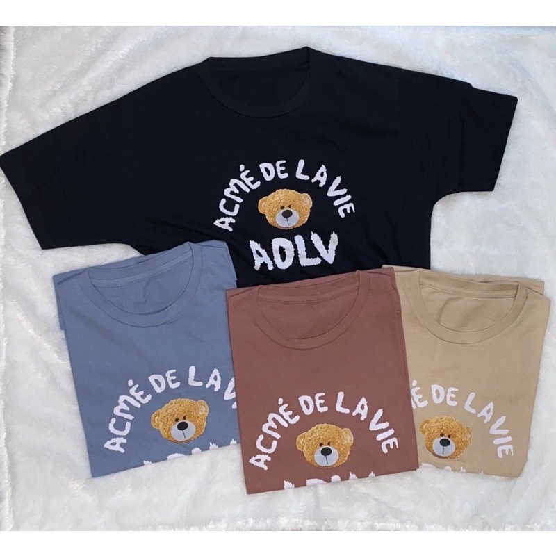 Kaos Wanita ADLV Collection Hitam Dusty Rose