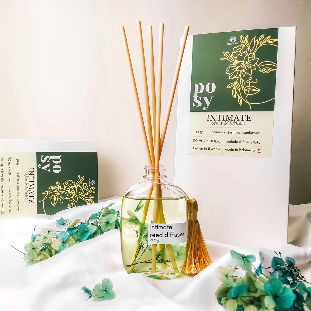 REED DIFFUSER PEWANGI RUANGAN 100ml - NOOSPA INTIMATE - Posy