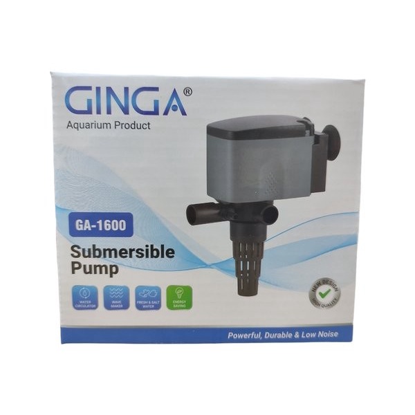 POMPA AIR AQUARIUM GINGA GA 1600 POMPA CELUP AQUARIUM 14 WATT LOW WATT