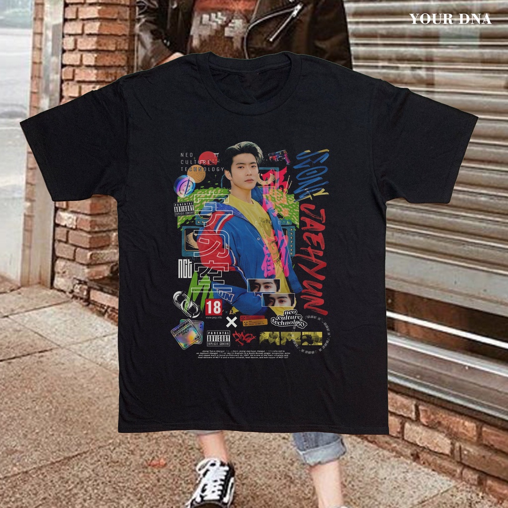 Kaos Seon Jaehyun NCT Streetwear T-shirt Kpop