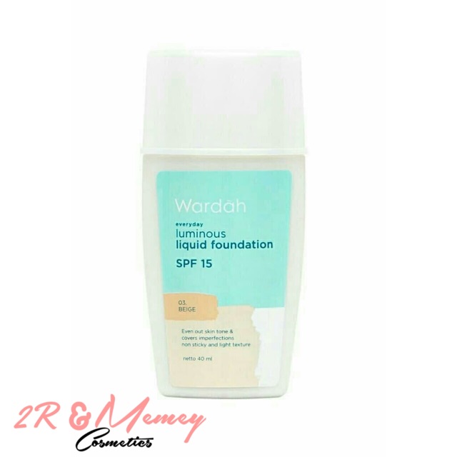 WARDAH Everyday Luminous Liquid Foundation 40ml