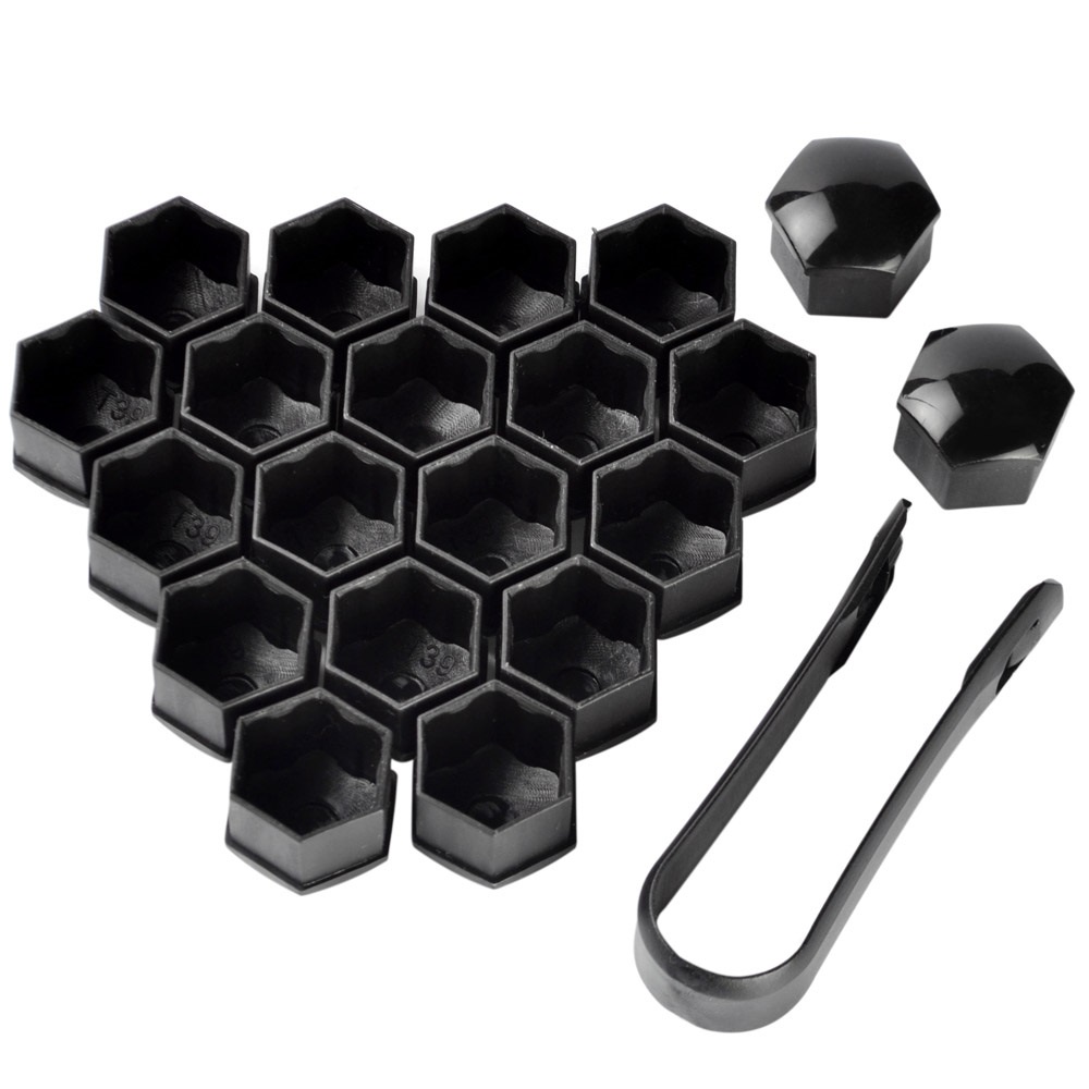【COD Tangding】19mm Smooth Alloy Wheel Nut Bolt Covers Caps Universal Set For Any Car